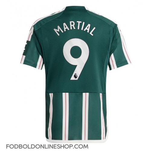 Manchester United Anthony Martial #9 Udebanetrøje 2023-24 Kortærmet
